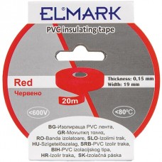 Ταινία PVC Μονωτική 19mmx0.15mm 20m Κόκκινη 51024